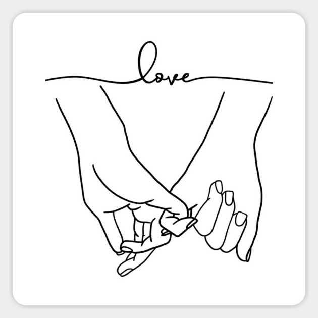 Holding Hands, Relationship, Love, Couple Sticker by logiamerch
