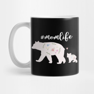 Mama bear with cub, Mom Life, Love Mothers Mug