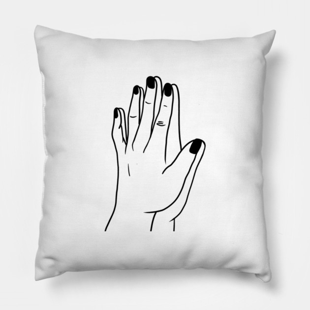 Holding Hands, Relationship, Love, Couple Pillow by logiamerch