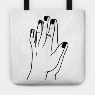 Holding Hands, Relationship, Love, Couple Tote