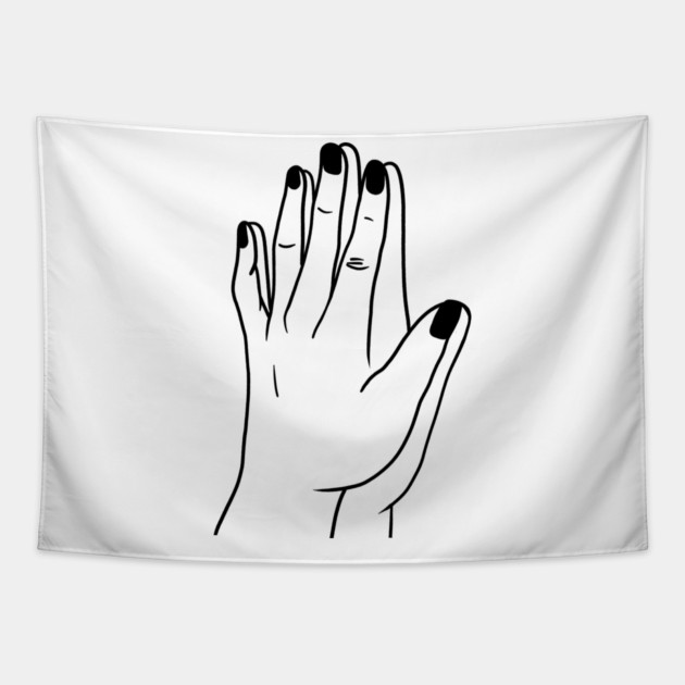 Holding Hands, Relationship, Love, Couple Tapestry by logiamerch