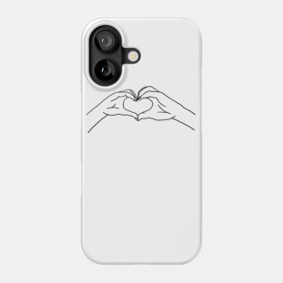 Relationship, Love Heart, Hands Phone Case
