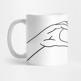 Relationship, Love Heart, Hands Mug