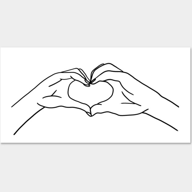 Relationship, Love Heart, Hands Wall Art by logiamerch