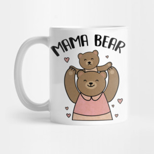 Mama bear with cub, Love Mothers Mug