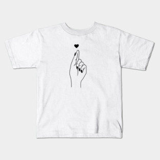 Love Hand Gesture Kids T-Shirt