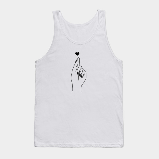 Love Hand Gesture Tank Top by logiamerch