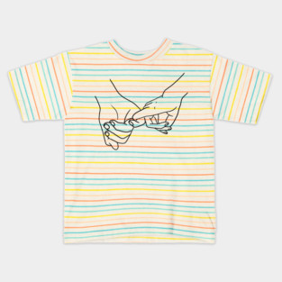 Holding Hands, Relationship, Love, Couple Kids T-Shirt