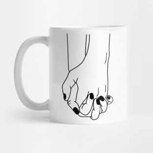 Holding Hands, Relationship, Love, Couple Mug