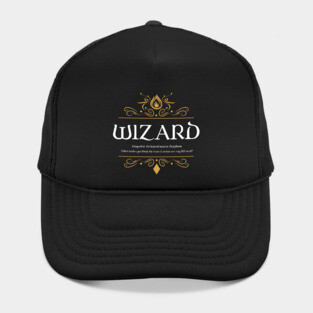 RPG Wizard Wizard Dungeons Crawler and Dragons Slayer Hat