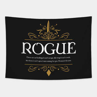 RPG Rogue Rogues WoW Dungeons Crawler and Dragons Slayer Tapestry