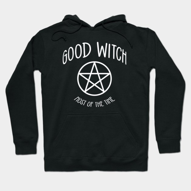 Good Witch Most of the Time! Funny Cheeky Witch® Hoodie by Cheeky Witch
