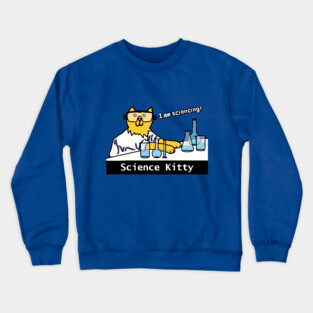 Science Cat Crewneck Sweatshirt