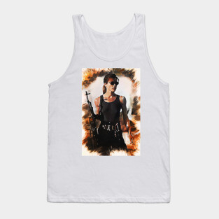 Sarah Connor Portrait Tank Top
