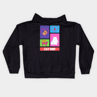 Mom Cat Kids Hoodie