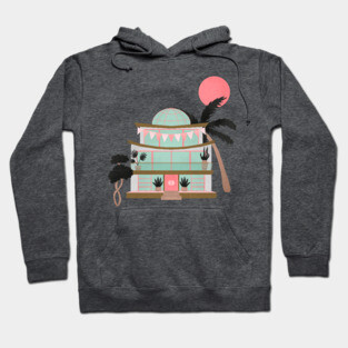 Mid century modern beach house Hoodie