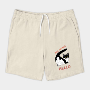 A Tuxedo Cat butt hello  Copyright TeAnne Shorts