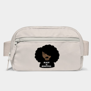 Black is Beautiful Melanin Girl Afro African Bag