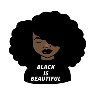 Black is Beautiful Melanin Girl Afro African T-Shirt