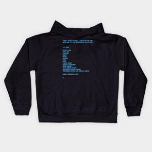 War Games – Global Thermonuclear War Kids Hoodie
