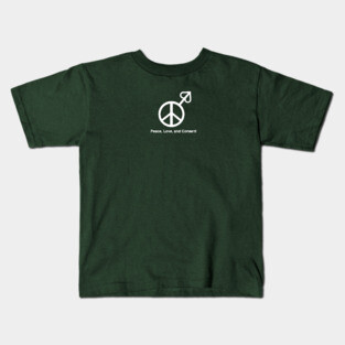 Peace, Love, and Consent Kids T-Shirt