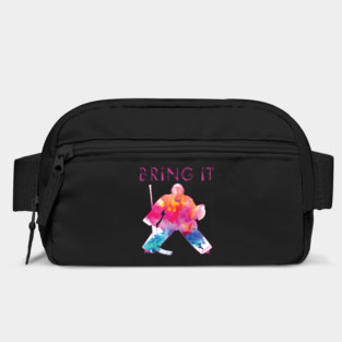 Girls Bring It Hockey Goalie Watercolor Pinks Bag