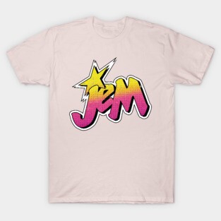 Jem and The Holograms - Vintage Halftone Pattern T-Shirt