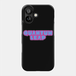 Quantum Leap Halftone Title Phone Case