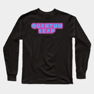 Quantum Leap Halftone Title Long Sleeve T-Shirt