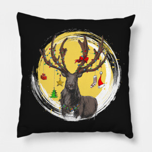 Reindeer gift Pillow