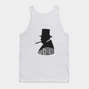 Winston Churchill Never Surrender Tank Top