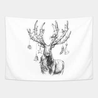 Reindeer Tapestry