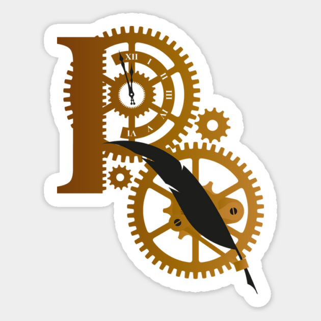 Rusty Quill Logo #2 (Light Print) Magnet by Rusty Quill