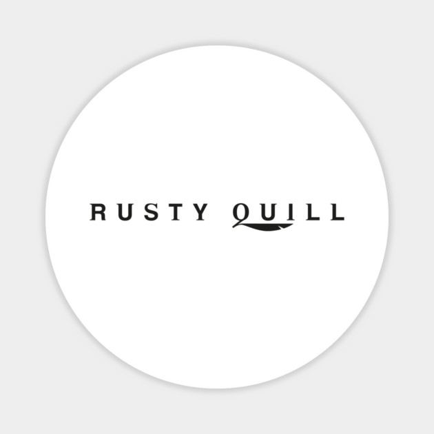 RQ Wordmark (Light Print) Magnet by Rusty Quill