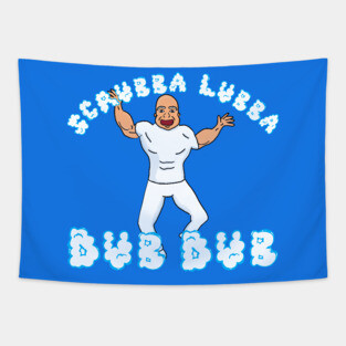 Scrubba Lubba Dub Dub - Mr. Clean Tapestry
