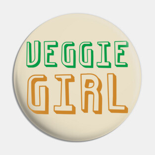 Veggie Girl Pin