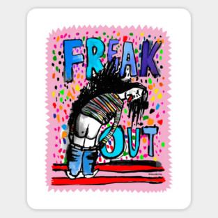 Freak Out Sticker