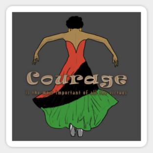 Courage Sticker