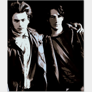 keanu reeves river phoenix Posters and Art