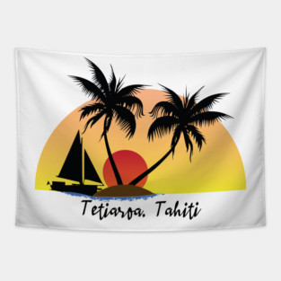 Tetiaroa Tahiti Tapestry