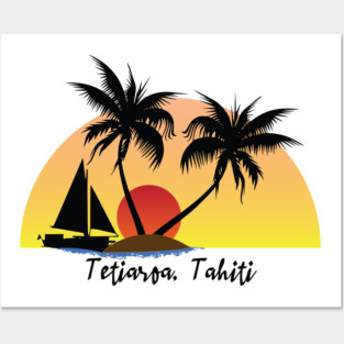 Tetiaroa Tahiti Posters and Art