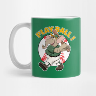Play Ball! Athletics Baseball Mascot Stomper Mug