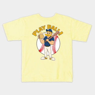 Play Ball! Brewers Baseball Mascot Bernie Kids T-Shirt