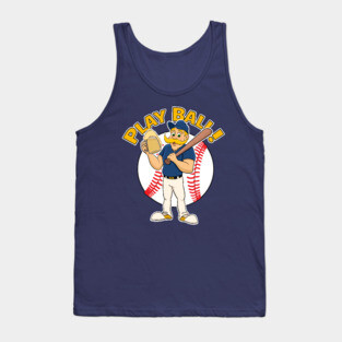 Play Ball! Brewers Baseball Mascot Bernie Tank Top
