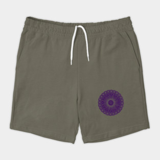 Mandala (dark purple) Shorts