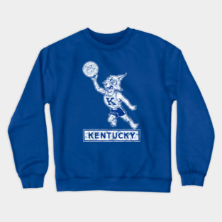 Vintage Kentucky Wildcat Basketball Logo T-Shirt distressed version Crewneck Sweatshirt