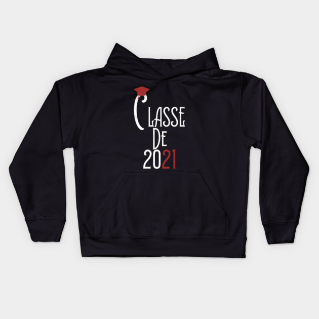 Classe de 2021 senior Kids Hoodie by Db Printed
