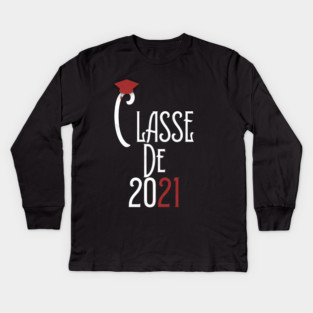 Classe de 2021 senior Kids Long Sleeve T-Shirt