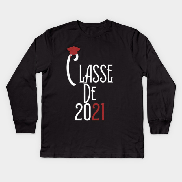 Classe de 2021 senior Kids Long Sleeve T-Shirt by Db Printed