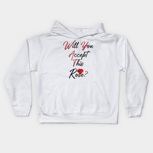 Will You Accept This Rose? Kids Hoodie by Db Printed